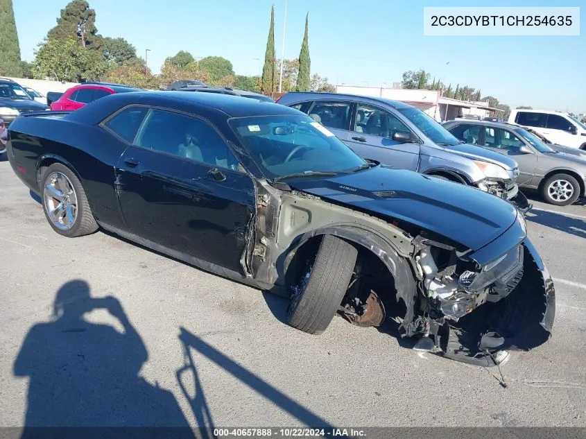 2012 Dodge Challenger R/T VIN: 2C3CDYBT1CH254635 Lot: 40657888