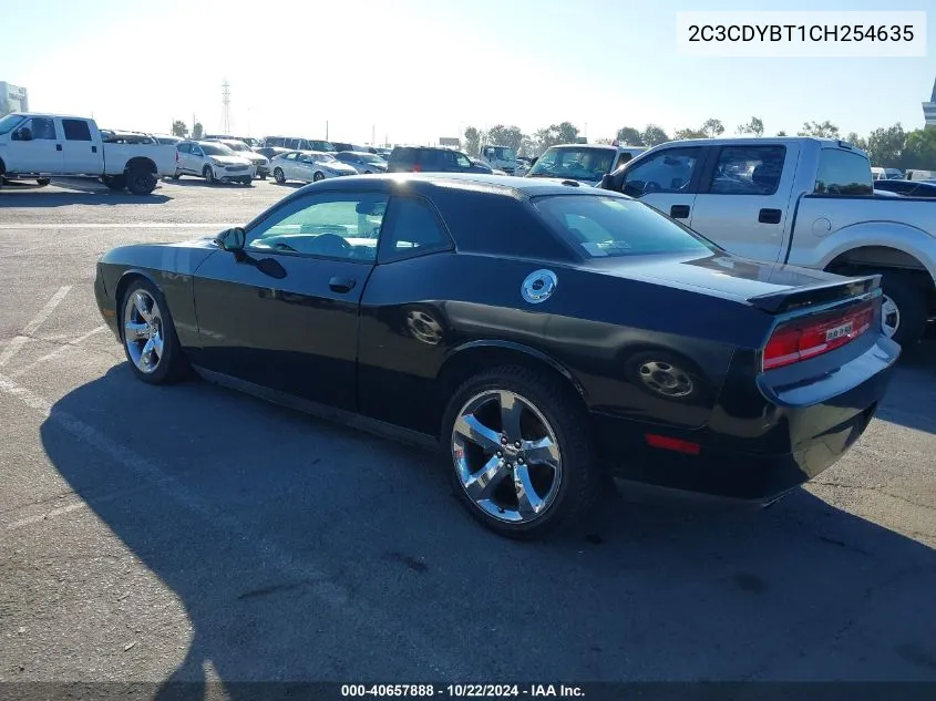 2C3CDYBT1CH254635 2012 Dodge Challenger R/T