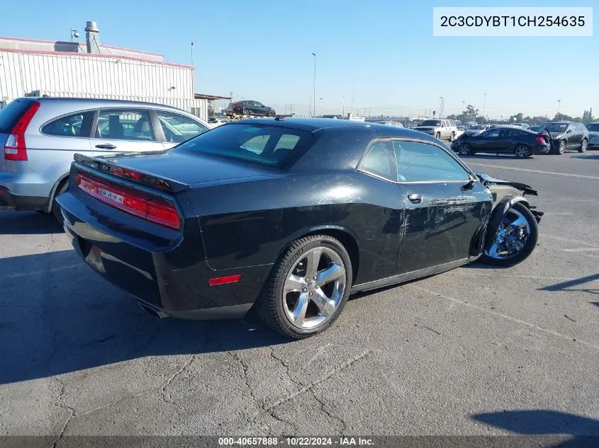 2C3CDYBT1CH254635 2012 Dodge Challenger R/T