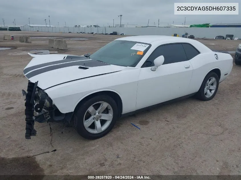 2013 Dodge Challenger Sxt VIN: 2C3CDYAG5DH607335 Lot: 39257920