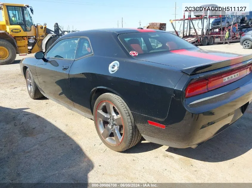 2013 Dodge Challenger Rallye Redline VIN: 2C3CDYAG0DH511127 Lot: 39586708