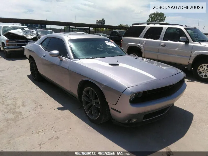 2C3CDYAG7DH620023 2013 Dodge Challenger Sxt