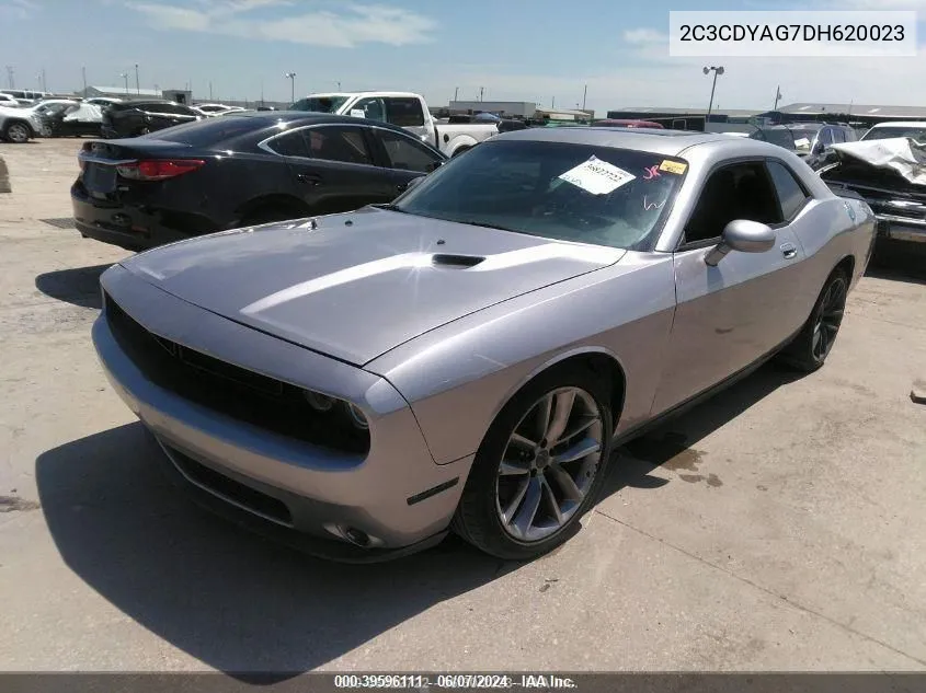 2C3CDYAG7DH620023 2013 Dodge Challenger Sxt