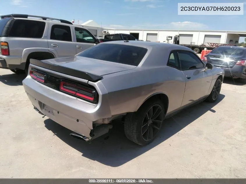 2C3CDYAG7DH620023 2013 Dodge Challenger Sxt