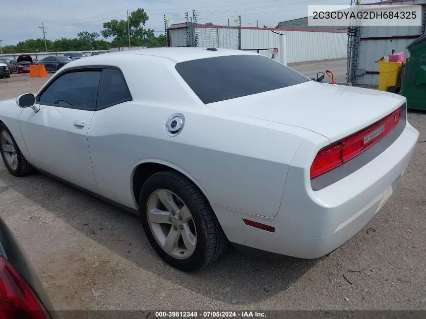 2C3CDYAG2DH684325 2013 Dodge Challenger Sxt