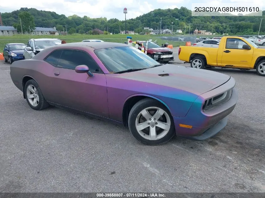 2013 Dodge Challenger Sxt VIN: 2C3CDYAG8DH501610 Lot: 39858807