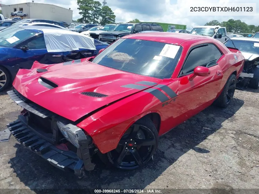 2013 Dodge Challenger R/T VIN: 2C3CDYBTXDH601123 Lot: 39968245