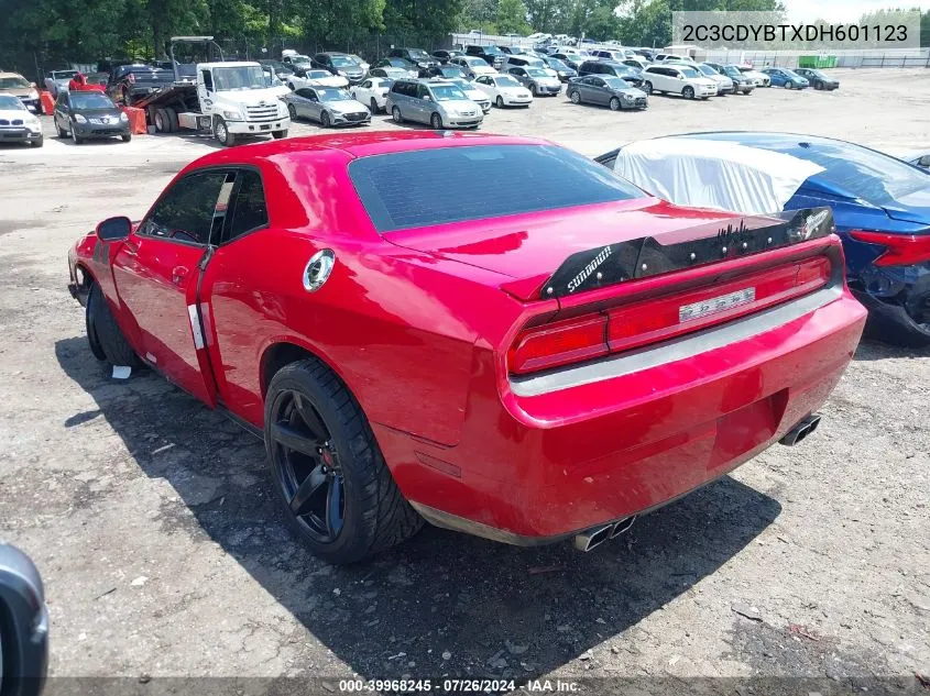 2013 Dodge Challenger R/T VIN: 2C3CDYBTXDH601123 Lot: 39968245