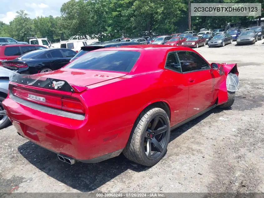 2013 Dodge Challenger R/T VIN: 2C3CDYBTXDH601123 Lot: 39968245