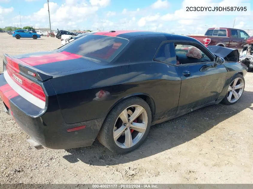 2C3CDYCJ9DH587695 2013 Dodge Challenger Srt8