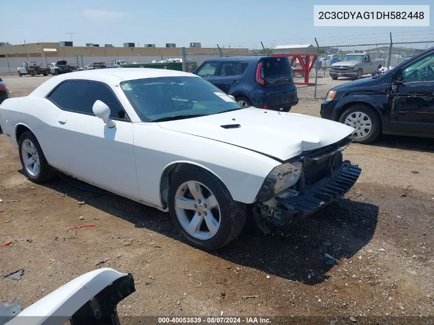 2013 Dodge Challenger Sxt Plus VIN: 2C3CDYAG1DH582448 Lot: 40053839