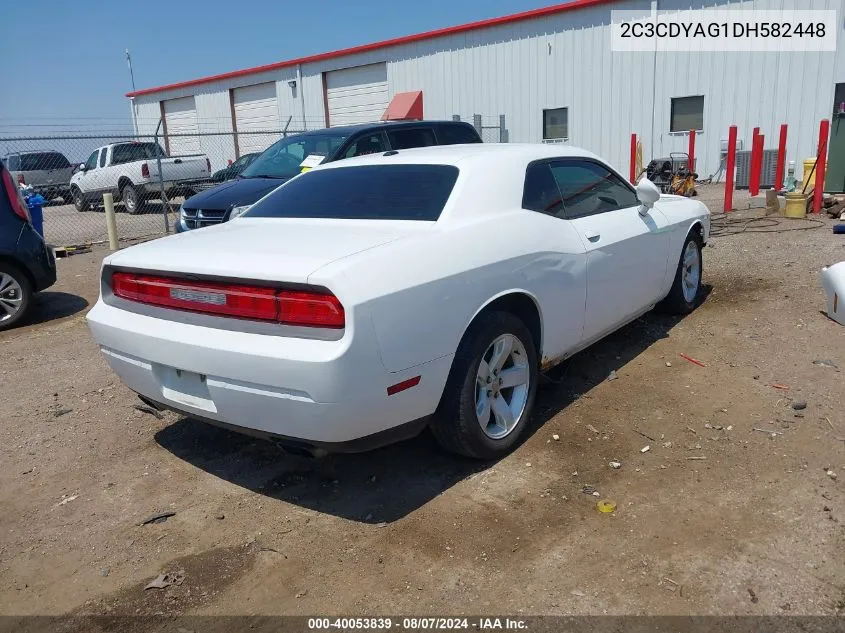 2013 Dodge Challenger Sxt Plus VIN: 2C3CDYAG1DH582448 Lot: 40053839