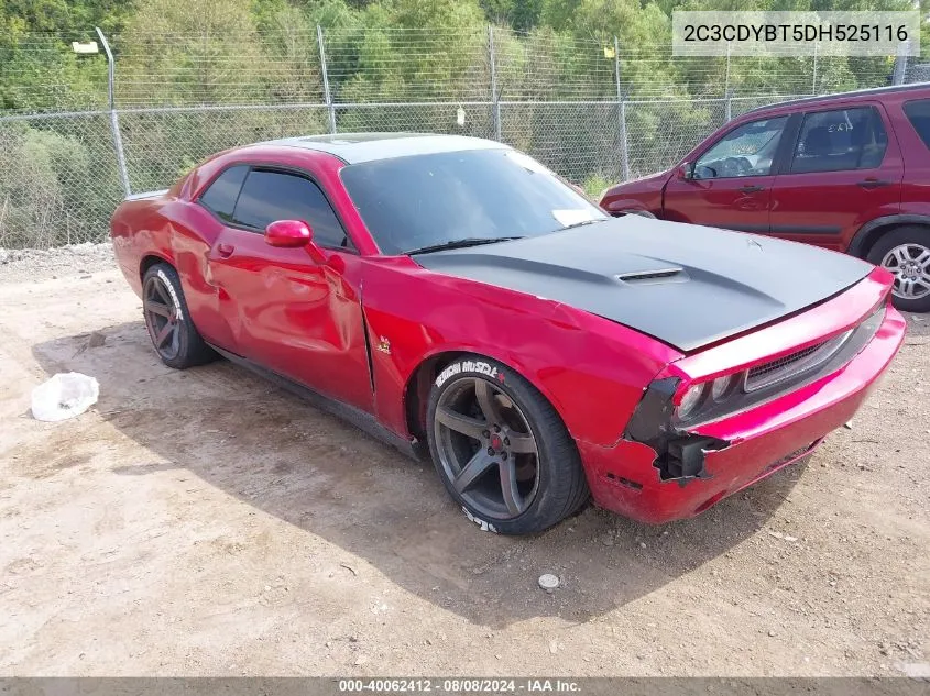 2013 Dodge Challenger R/T Plus VIN: 2C3CDYBT5DH525116 Lot: 40062412