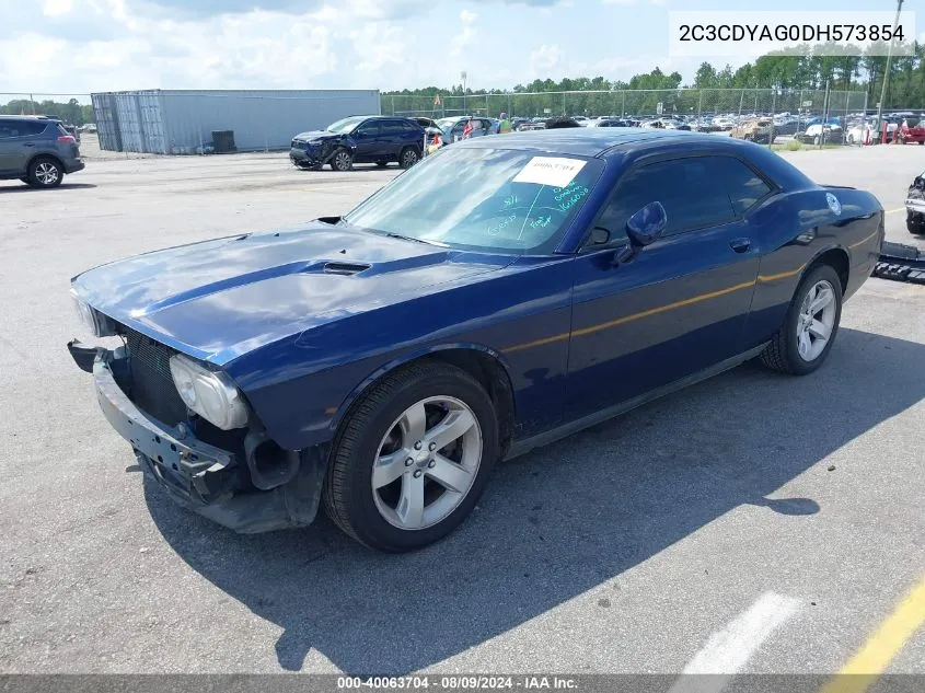 2013 Dodge Challenger Sxt Plus VIN: 2C3CDYAG0DH573854 Lot: 40063704