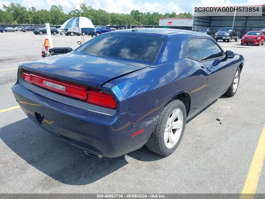 2013 Dodge Challenger Sxt Plus VIN: 2C3CDYAG0DH573854 Lot: 40063704