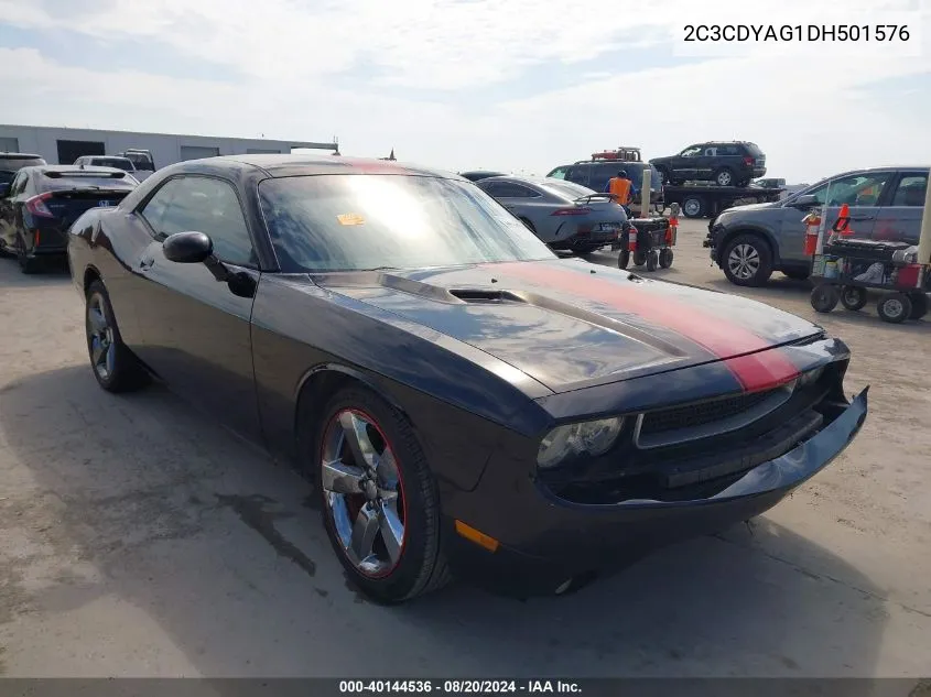 2C3CDYAG1DH501576 2013 Dodge Challenger Rallye Redline