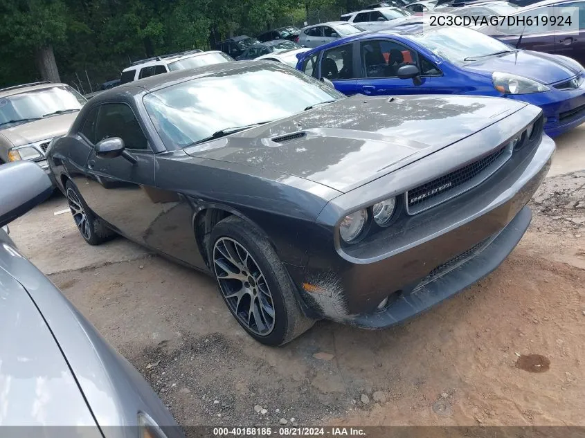 2013 Dodge Challenger Sxt Plus VIN: 2C3CDYAG7DH619924 Lot: 40158185