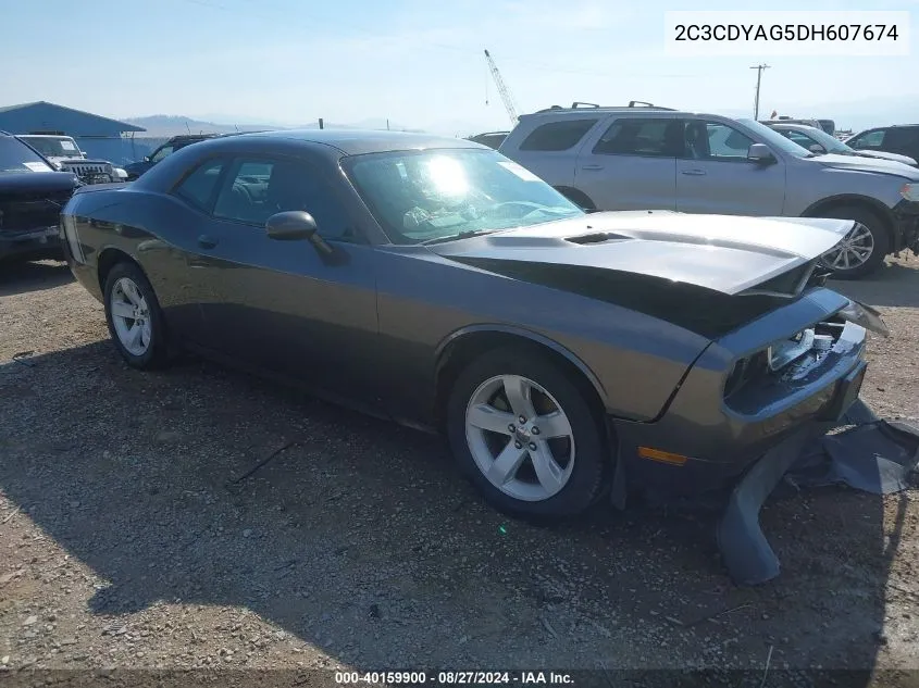 2C3CDYAG5DH607674 2013 Dodge Challenger Sxt