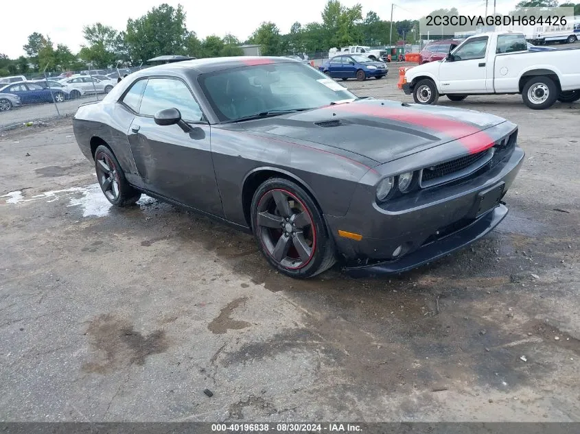 2C3CDYAG8DH684426 2013 Dodge Challenger Rallye Redline