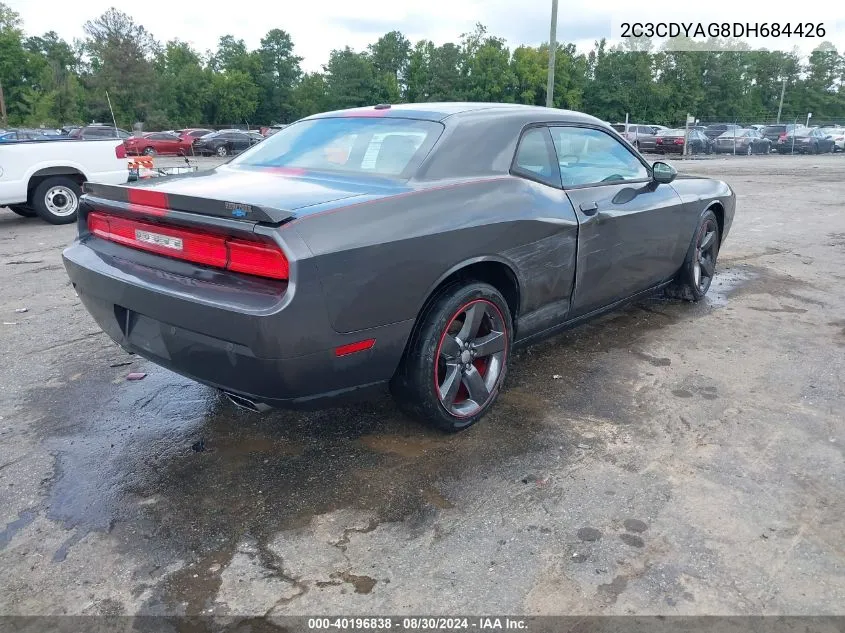 2C3CDYAG8DH684426 2013 Dodge Challenger Rallye Redline