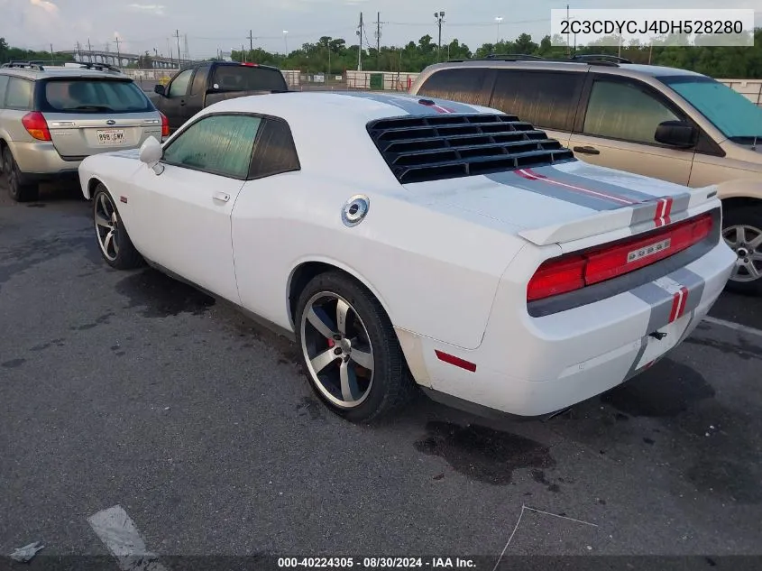 2C3CDYCJ4DH528280 2013 Dodge Challenger Srt8