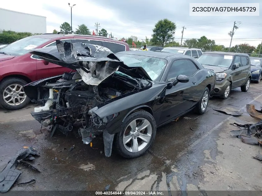 2013 Dodge Challenger Sxt VIN: 2C3CDYAG7DH645729 Lot: 40254844