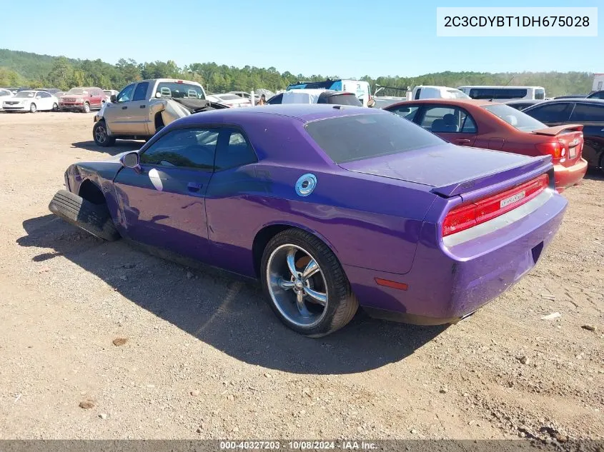 2013 Dodge Challenger R/T VIN: 2C3CDYBT1DH675028 Lot: 40327203