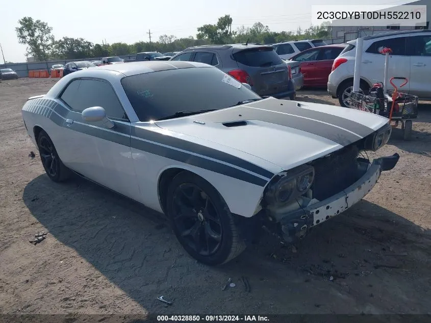 2013 Dodge Challenger R/T VIN: 2C3CDYBT0DH552210 Lot: 40328850