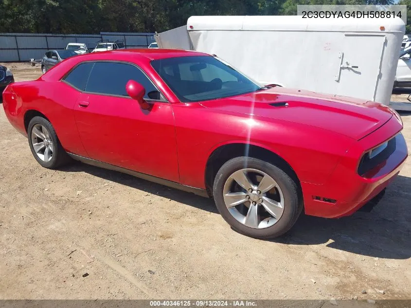 2013 Dodge Challenger Sxt VIN: 2C3CDYAG4DH508814 Lot: 40346125