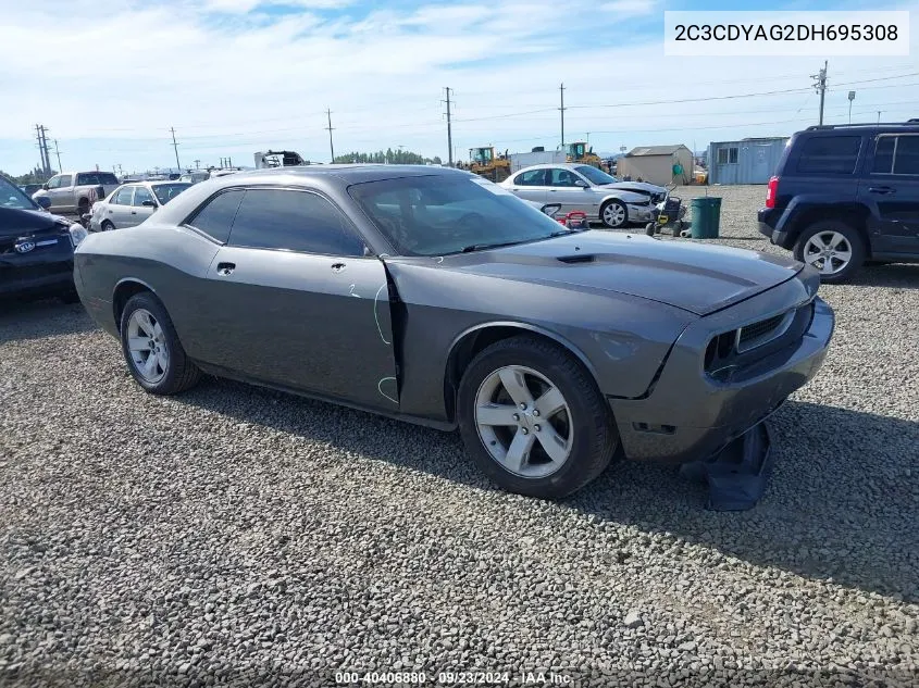 2013 Dodge Challenger Sxt VIN: 2C3CDYAG2DH695308 Lot: 40406880