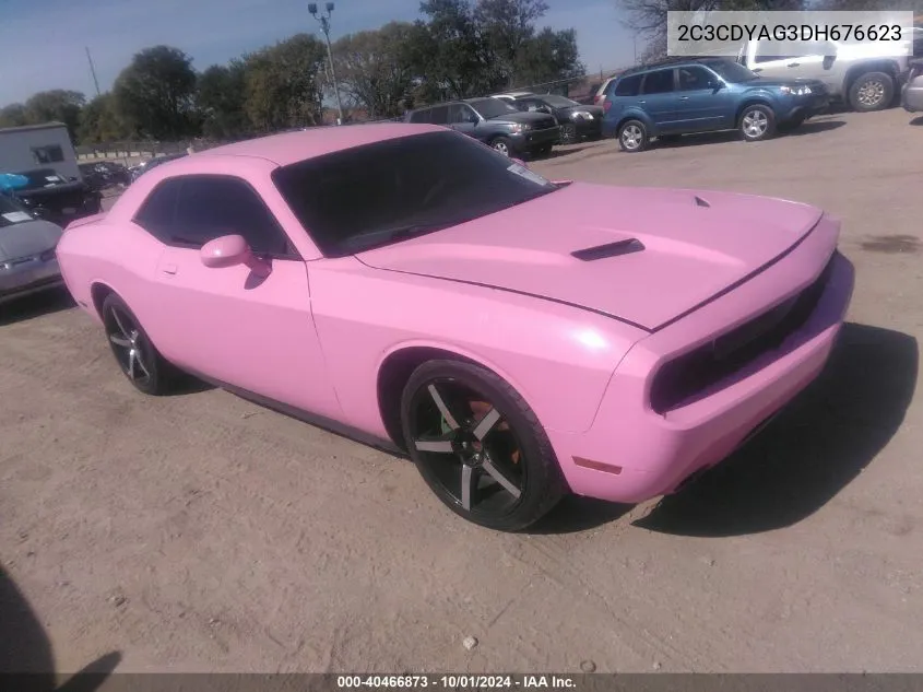 2C3CDYAG3DH676623 2013 Dodge Challenger Sxt