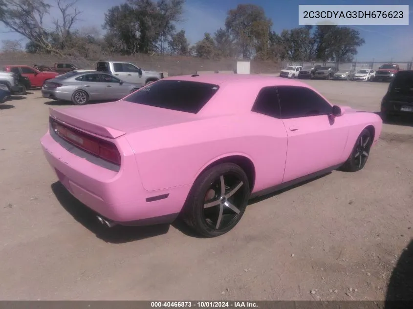 2013 Dodge Challenger Sxt VIN: 2C3CDYAG3DH676623 Lot: 40466873