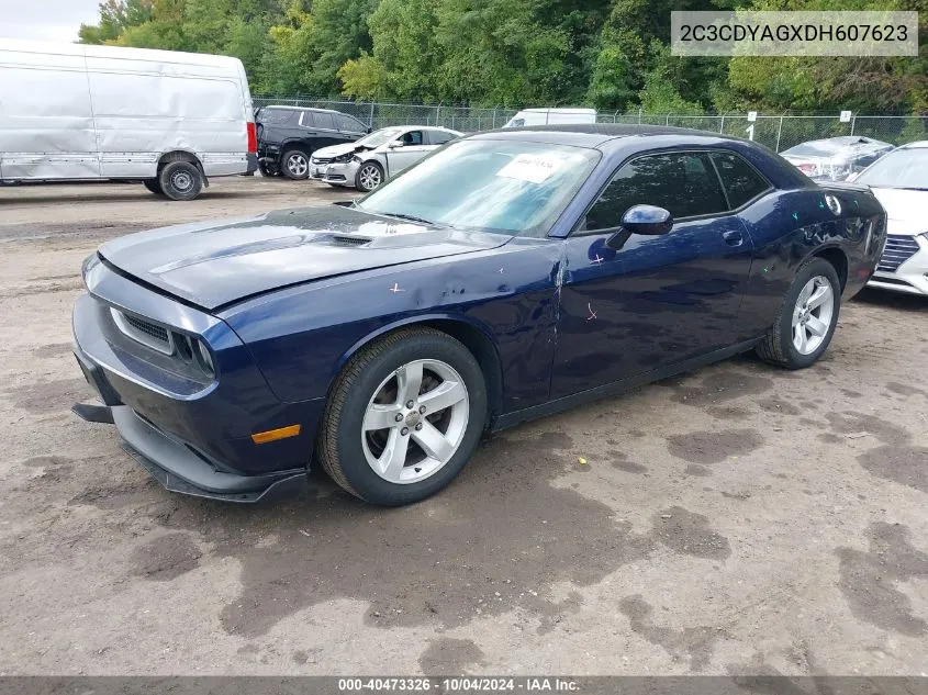 2013 Dodge Challenger Sxt VIN: 2C3CDYAGXDH607623 Lot: 40473326