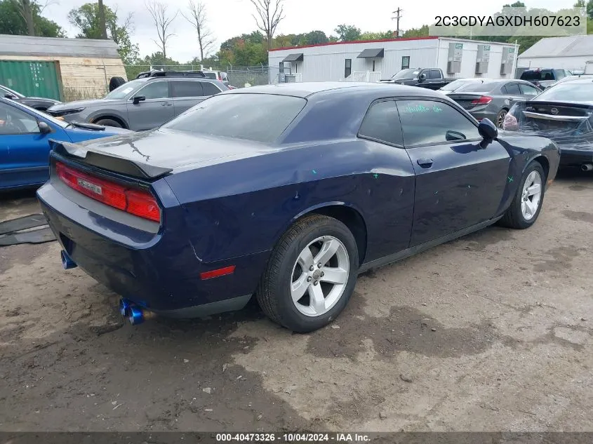 2013 Dodge Challenger Sxt VIN: 2C3CDYAGXDH607623 Lot: 40473326