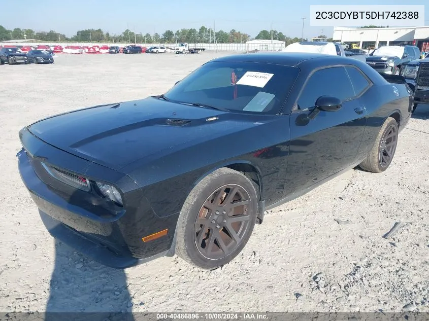 2013 Dodge Challenger R/T VIN: 2C3CDYBT5DH742388 Lot: 40486896