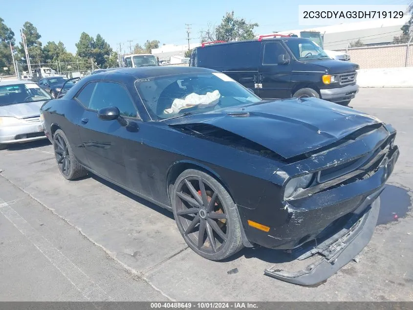 2013 Dodge Challenger Sxt VIN: 2C3CDYAG3DH719129 Lot: 40488649