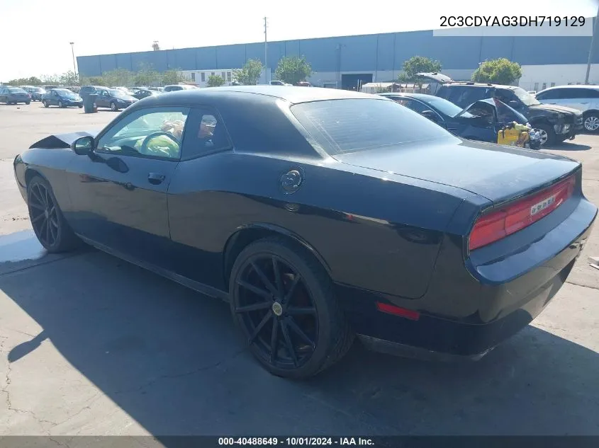 2013 Dodge Challenger Sxt VIN: 2C3CDYAG3DH719129 Lot: 40488649