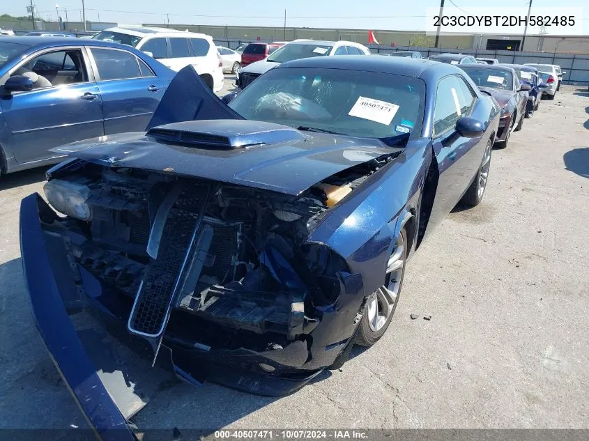 2013 Dodge Challenger R/T VIN: 2C3CDYBT2DH582485 Lot: 40507471