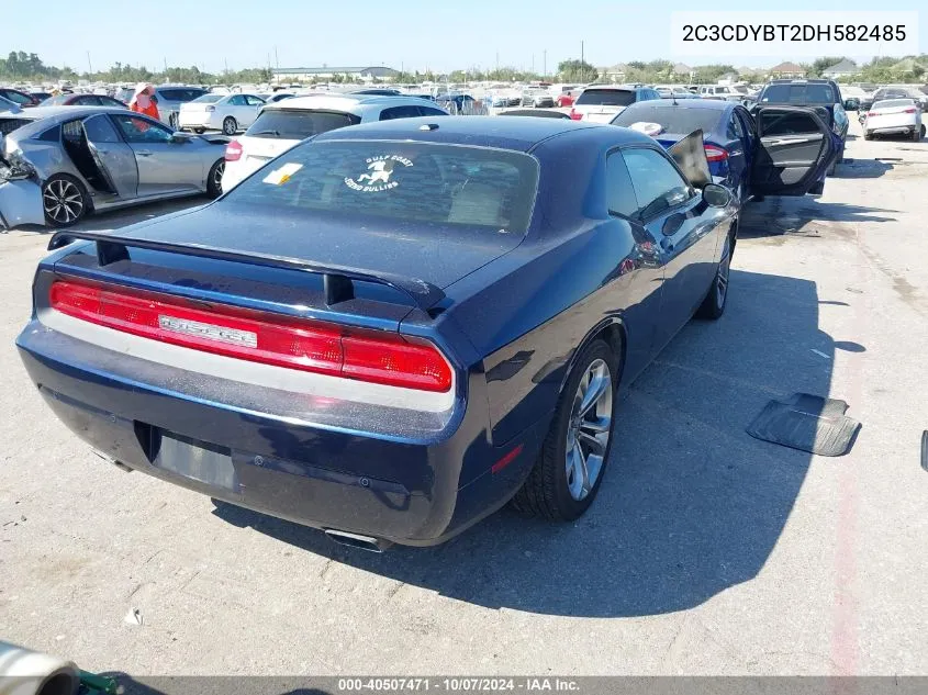 2C3CDYBT2DH582485 2013 Dodge Challenger R/T