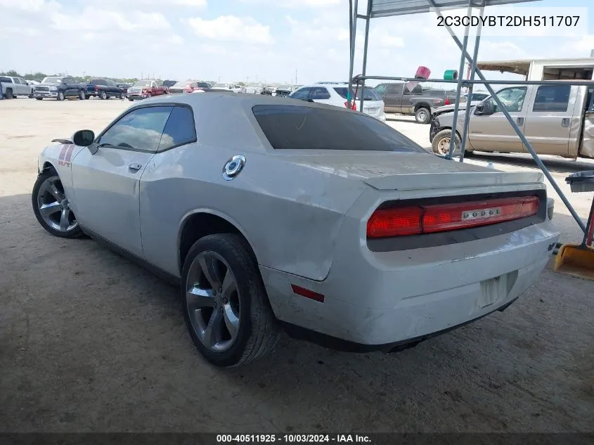 2013 Dodge Challenger R/T VIN: 2C3CDYBT2DH511707 Lot: 40511925