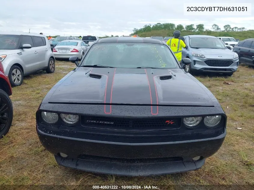 2013 Dodge Challenger R/T VIN: 2C3CDYBT7DH631051 Lot: 40531222