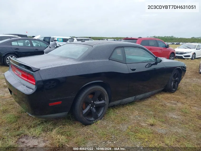 2013 Dodge Challenger R/T VIN: 2C3CDYBT7DH631051 Lot: 40531222