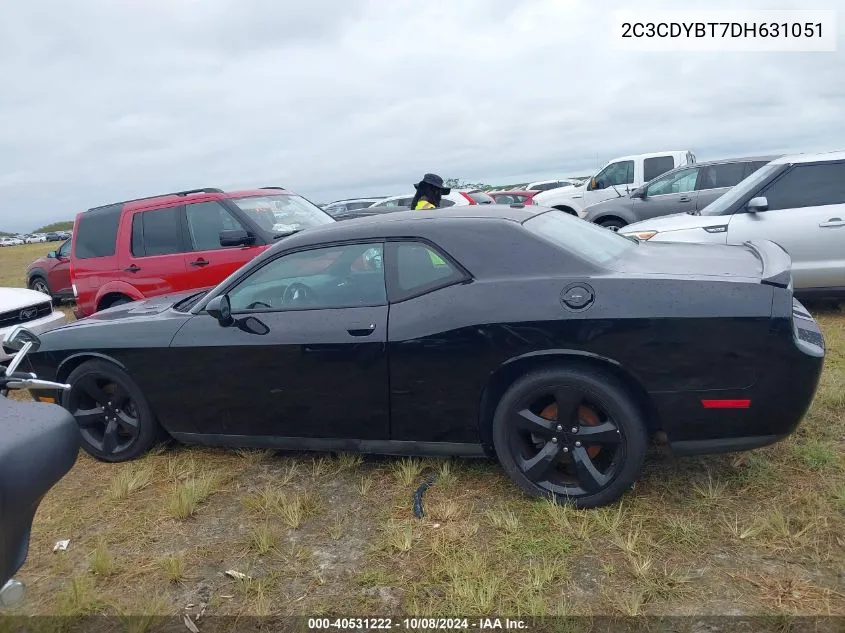 2013 Dodge Challenger R/T VIN: 2C3CDYBT7DH631051 Lot: 40531222