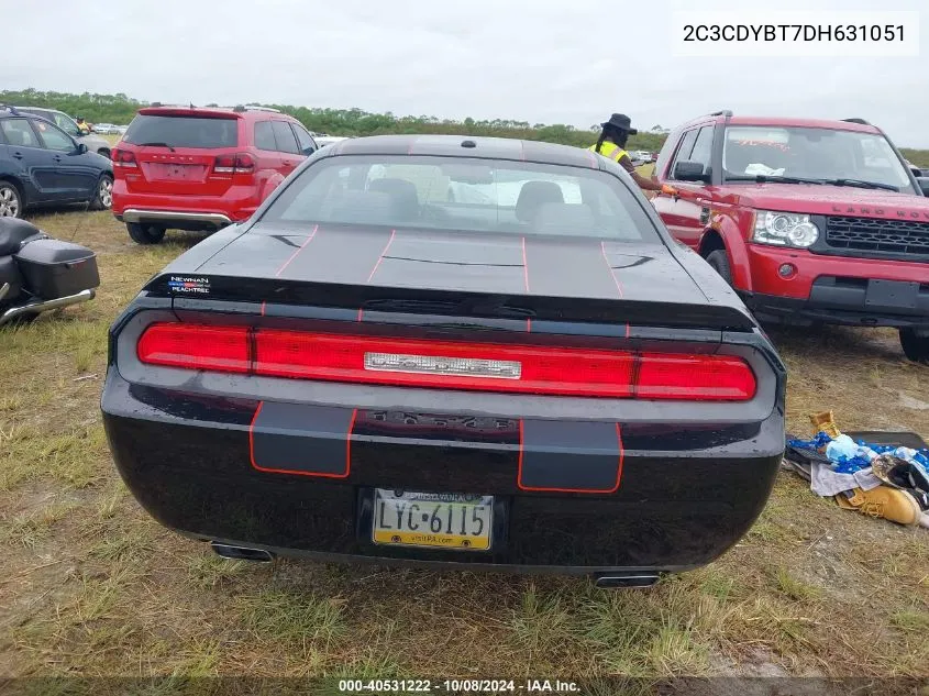 2013 Dodge Challenger R/T VIN: 2C3CDYBT7DH631051 Lot: 40531222