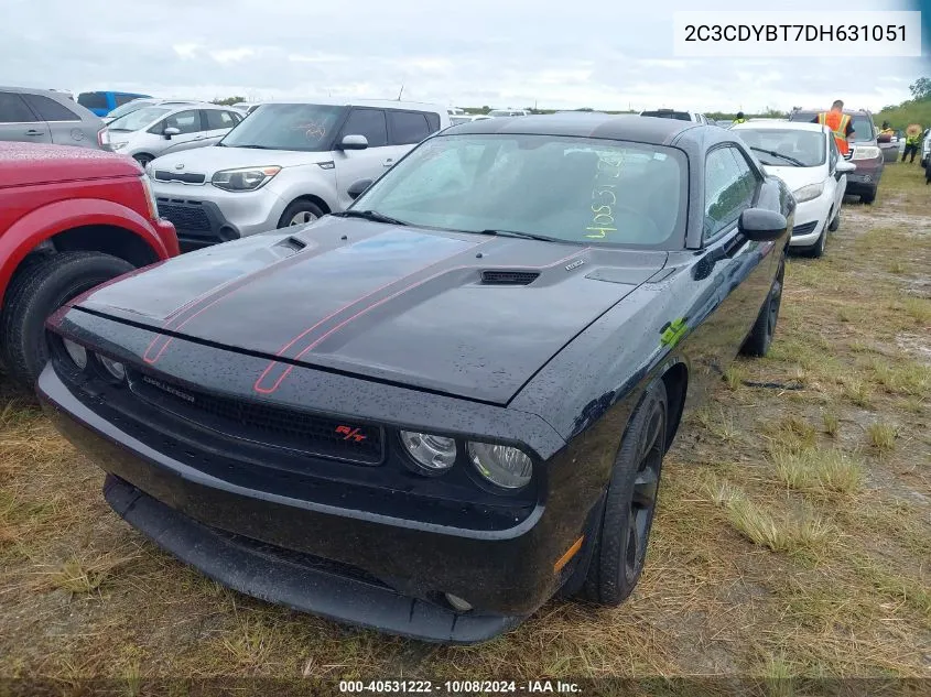 2013 Dodge Challenger R/T VIN: 2C3CDYBT7DH631051 Lot: 40531222