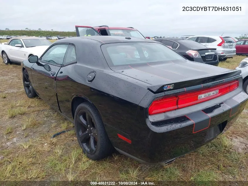 2013 Dodge Challenger R/T VIN: 2C3CDYBT7DH631051 Lot: 40531222