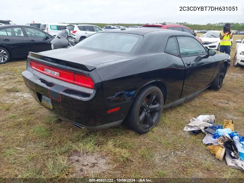 2013 Dodge Challenger R/T VIN: 2C3CDYBT7DH631051 Lot: 40531222