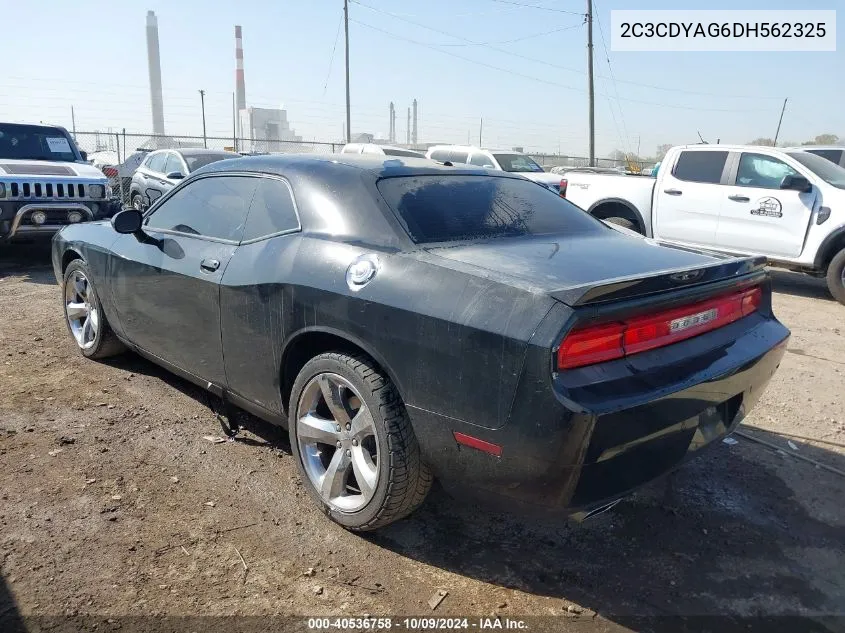 2013 Dodge Challenger Sxt Plus VIN: 2C3CDYAG6DH562325 Lot: 40536758