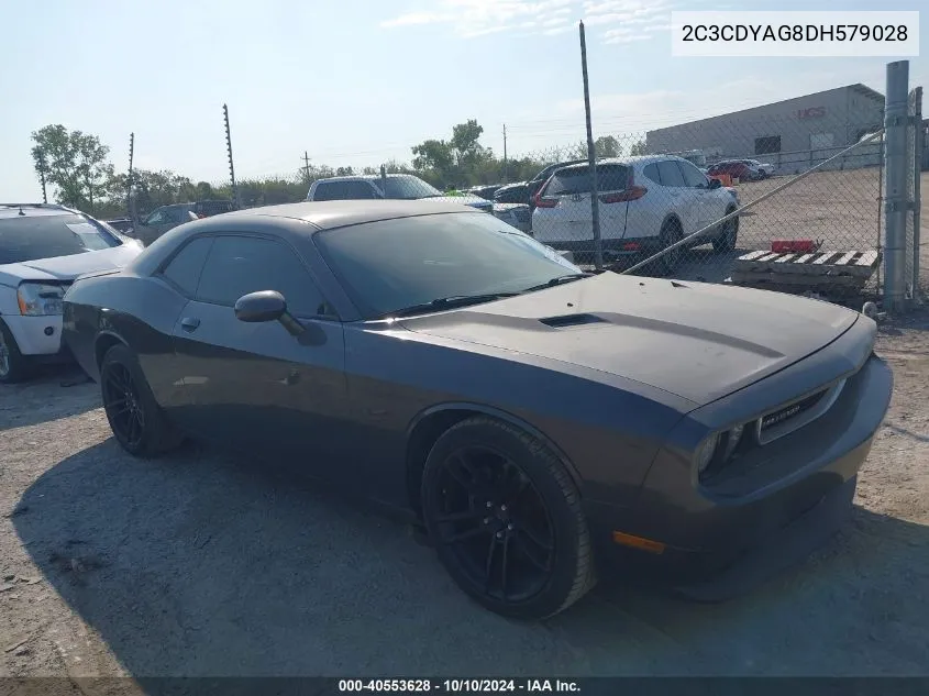 2013 Dodge Challenger Sxt VIN: 2C3CDYAG8DH579028 Lot: 40553628