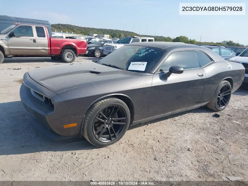 2013 Dodge Challenger Sxt VIN: 2C3CDYAG8DH579028 Lot: 40553628